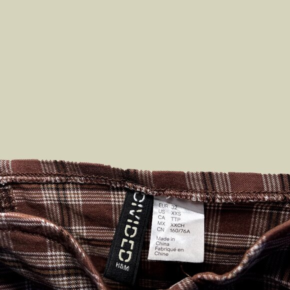 Plaid Bustier Top - Picture 2 of 3